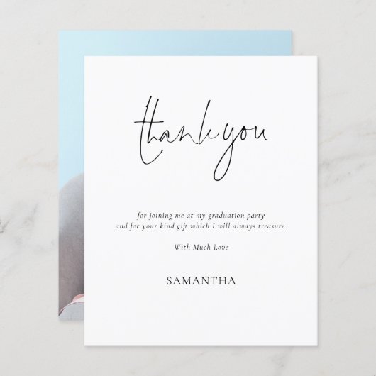 予算シンプルスクリプト卒業 (正面/裏面)