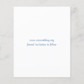 予算シンプルスタイリッシュサンキューカード チラシ (裏面)