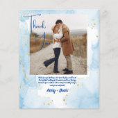 予算シンプルスタイリッシュサンキューカード チラシ (正面)