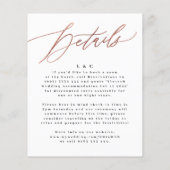 予算シンプルバラ金ゴールドの結婚詳細 チラシ (裏面)