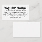 予算シンプルベビー書交換 エンクロージャーカード (正面/裏面)