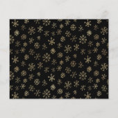 予算シンプルミニマル写真クリスマスカード (裏面)