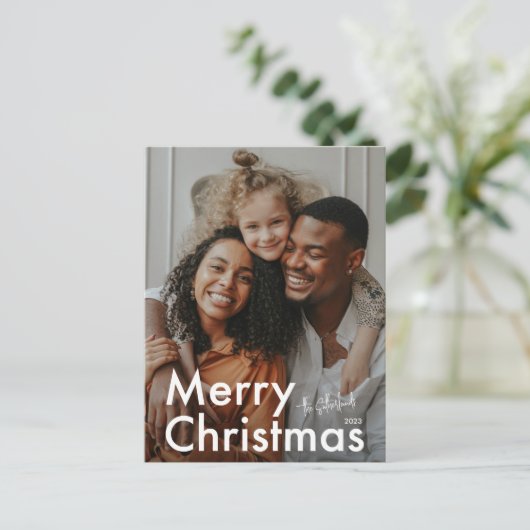 予算シンプルモダンはっきりしたタイプ4枚 シーズンポストカード (スタンド正面)