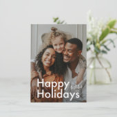 予算シンプルモダン型はっきりした2つの写真 シーズンカード (スタンド正面)