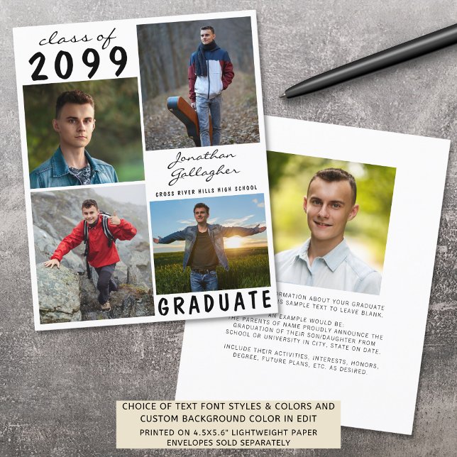 予算シンプル卒業式5写真発表 (クリエイターアップロード済み)