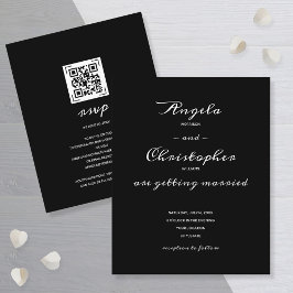 予算シンプル白黒結婚の統合