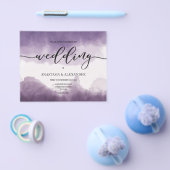 予算シンプル結婚式招待状。フライヤー チラシ (シングル)