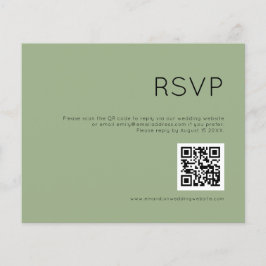予算シンプルQRコードSageウェディングRSVP