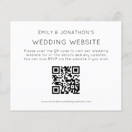 予算シンプルQRコー結婚ドのWebサイトエンクル