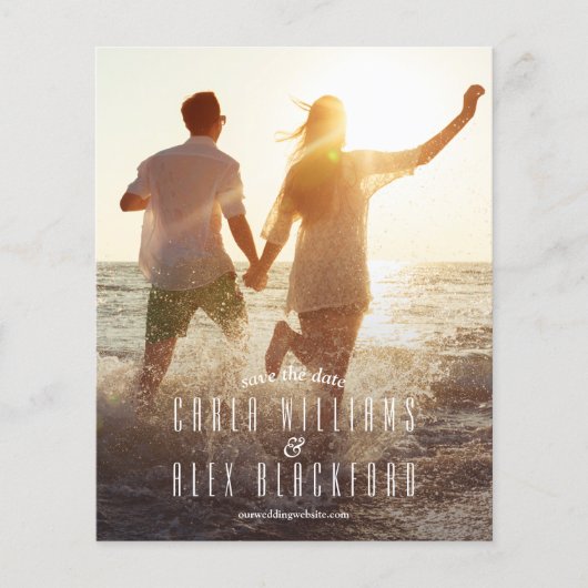 予算スエレガントクリプト写真ウェディング日付の保存 (正面)