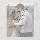 予算スエレガントクリプト写真ウェディング日付の保存 (正面)