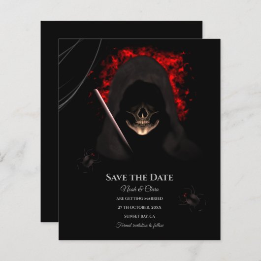 予算スカルダークムーディゴシックハロウェディング (正面/裏面)