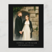 予算スカルハロウェディングレトロフォトゴシック結婚ズ チラシ (裏面)