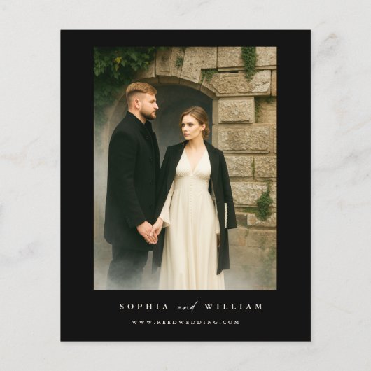 予算スカルハロウェディングレトロフォトゴシック結婚ズ チラシ (裏面)