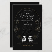 予算スカルフローラブラックゴシック結婚ズ (正面/裏面)