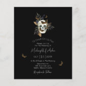 予算スカル死ぬまで私たちパートウェディング招待 (正面)