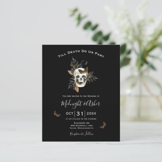 予算スカル死ぬまで私たちパートウェディング招待 (スタンド正面)