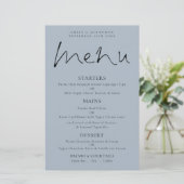 予算スクエレガントリプトのダスティブルー結婚のメニュー (スタンド正面)