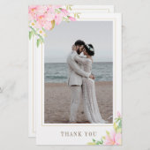 予算スクエレガントリプトフローラ写真サンキューカード (正面/裏面)