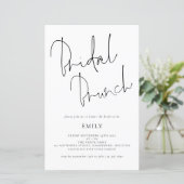 予算スクエレガントリプトブライダルシャワーブランチ招待状 (スタンド正面)
