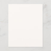 予算スクフォーマルリプト結婚式招待状 チラシ (裏面)