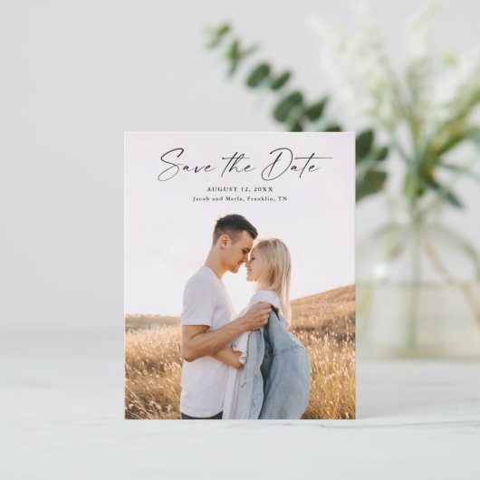 予算スクモダンリプト写真ウェディング日付の保存 (スタンド正面)