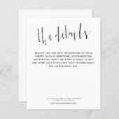 予算スクリプエレガントトの結婚詳細エンクロージャ (正面/裏面)