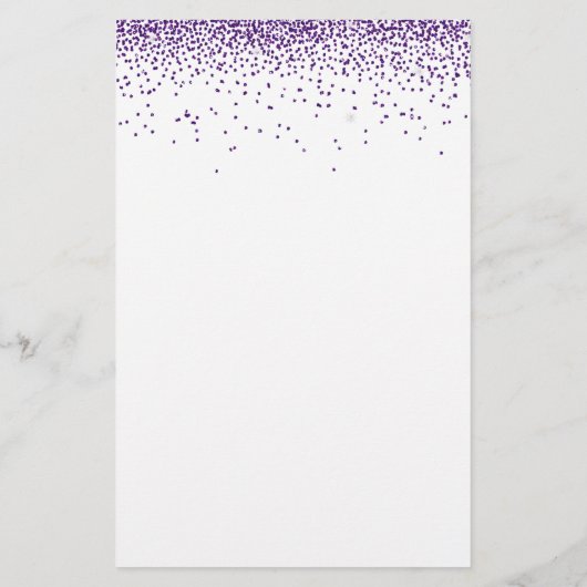 予算スクリプエレガントト紫グリッターのメ結婚ニュー (裏面)