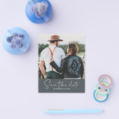 予算スクリプトのオフブラックフォトフライヤーを保存 チラシ (シングル)