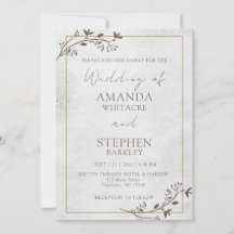 予算スクリプトのミニマル結婚式招待状