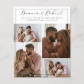 予算スクリプトのミニマル5フォトコラージュ結婚ズ (正面)