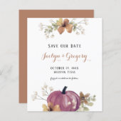 予算スクリプトカボチャ秋日付の保存 (正面/裏面)