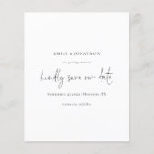 予算スクリプトシンプル白黒日付の保存 (正面)