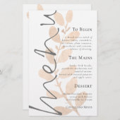 予算スクリプトピーチ葉のメ結婚ニュー (正面/裏面)