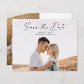 予算スクリプトフォトウェディング日付の保存 (正面/裏面)