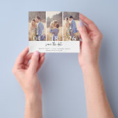 予算スクリプトフォトウェディング日付の保存 チラシ (手)