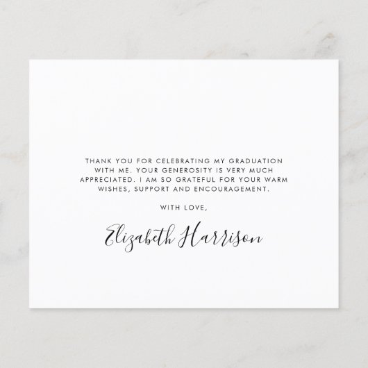 予算スクリプトフォトオーバーレイ卒業ありがとう (裏面)