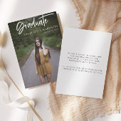 予算スクリプトフォト卒業のお知らせ 招待状