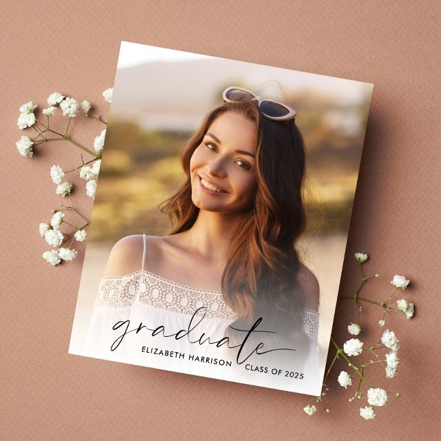 予算スクリプトフォト卒業招待状 (クリエイターアップロード済み)