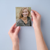 予算スクリプトフォト卒業招待状 チラシ (手)