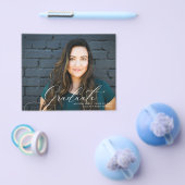 予算スクリプトフォト卒業招待状 チラシ (シングル)