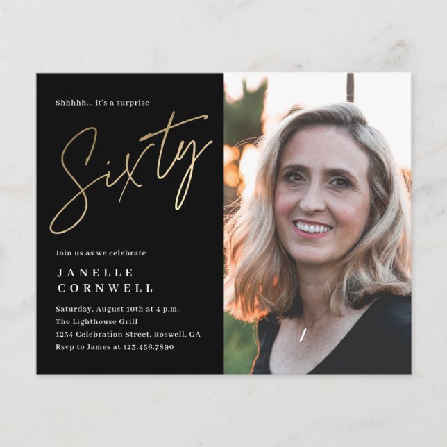 予算スクリプトブラック金ゴールド60th (正面)