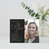 予算スクリプトブラック金ゴールド87誕生日 (スタンド正面)