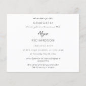 予算スクリプトモダン名フォトグラデーション2の発表 チラシ (裏面)