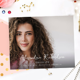 予算スクリプトモダン名フォトグラデーション2の発表 チラシ