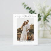 予算スクリプト写真ミニマル結婚式の日付の保存 (スタンド正面)