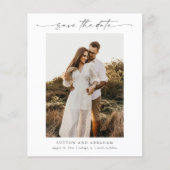 予算スクリプト写真ミニマル結婚式の日付の保存 (正面)