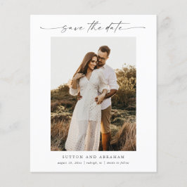 予算スクリプト写真ミニマル結婚式の日付の保存