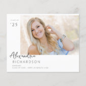 予算スクリプト名モダン写真卒業3 チラシ (正面)