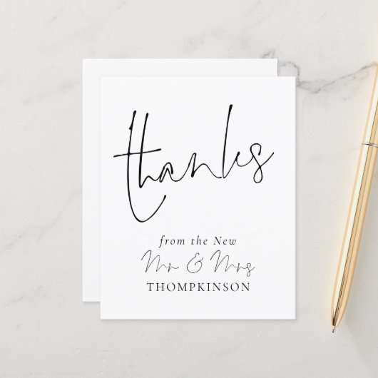 予算スクリプト新しいミセス結婚ズの任意の色感謝してい (正面/裏面インサイチュ)